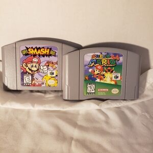 SUPER MARIO 64 AND SUPER SMASH BROS.  GAME
